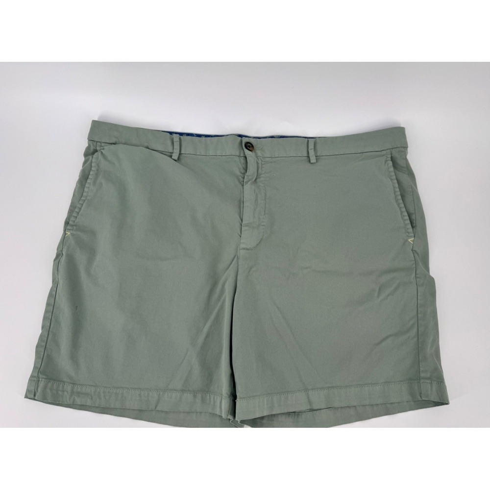 Tommy Bahama Shorts Mens Size 44 Green Stretch Casual Flat Front Chino *